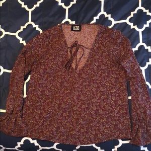 Boutique paisley printed blouse